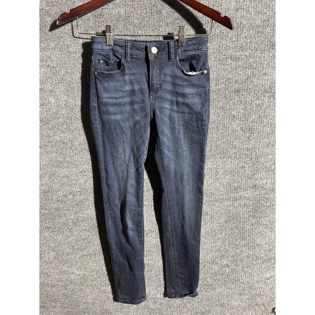 Dl1961 Chloe Skinny Jeans Girls 10 Blue Dark Indigo Slim Stretch Denim Pants